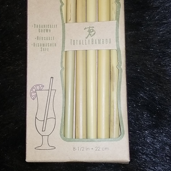 Natural BAMBOO DRINKING Straw - Picture 1 of 7